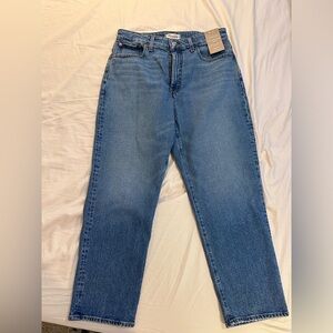 NWT MADEWELL The Curvy '90s Straight Jean WOMEN SIZE 31